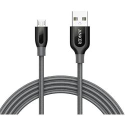 Anker Powerline+ Micro USB (3ft) The Premium and Durable Cable [Double Braided Nylon] for Samsung, Nexus, LG, Motorola, Android Smartphones and More