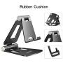 Cell Phone Stand, licheers Portable Multi-Angle Smartphone Holder for Desk Compatible with Nintendo Switch, Phone 11 Pro Xs Max Xr X 8 7 6 6s Plus and 4-7 Inch Devices (Black)