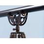 Hampton Nautical ST-0148-Black Floor Standing Oil-Rubbed Bronze Anchormaster 65"-Vintage Scope-Old Telescope