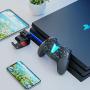 IFYOO PS4 Wireless Controller Gamepad Compatible with Mobile Games MFi Games for iPhone/iPad(iOS 13 or Above), Mac OS, Android(Ver. 10 or Above) Phone/Tablet/TV, for Playstation 4, Slim, Pro - Black