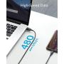 Anker Powerline III Lightning Cable 3 Foot iPhone Charger Cord MFi Certified for iPhone X, Xs, Xr, Xs Max, 8, 8 Plus, 7, 7 Plus, 6, 6 Plus and More, Ultra Durable (Black, 3ft) Anker Powerline III Lightning Cable 3 Foot iPhone Charger Cord MFi Certified for iPhone X, Xs, Xr, Xs Max, 8, 8 Plus, 7, 7 Plus, 6, 6 Plus and More, Ultra Durable (Black, 3ft)