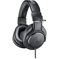 Audio-Technica ATH-M20x Professional Studio Monitor Headphones, Black