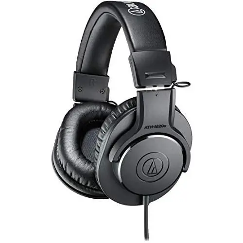 Audio-Technica ATH-M20x Professional Studio Monitor Headphones, Black Audio-Technica ATH-M20x Professional Studio Monitor Headphones, Black