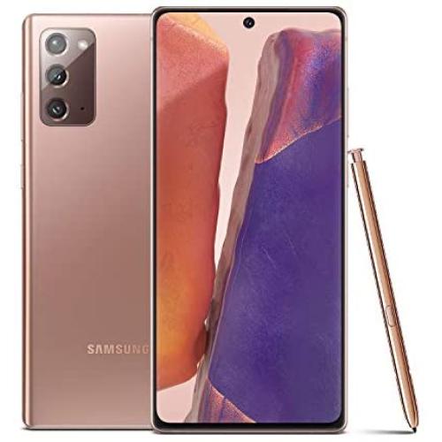 Samsung Galaxy Note 20 5G Factory Unlocked Android Cell Phone | US Version | 128GB of Storage | Mobile Gaming Smartphone | Long-Lasting Battery | Mystic Bronze