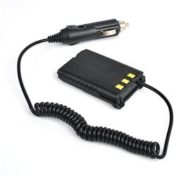 Battery Eliminator Car Charger for Baofeng Transceiver Ham Radio UV-5R UV-5R+ UV-5RA UV-5RA+ UV-5RB UV-5RC UV-5RD UV-5RE UV-5RE Plus Walkie Talkie