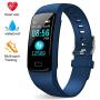 Deyawe Fitness Tracker,Colorful Screen Activity Tracker with Heart Rate Monitor,Waterproof Pedometer Watch, Sleep Monitor, Stopwatch,Step Counter for Kids Women Men【2019 Version】