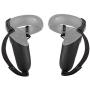 COOLWUFAN Touch Controller Grip Cover for Oculus Quest/Oculus Rift S Protective Sleeve Handle Case Shell Accessories with Adjustable Wrist Strap/Sweat-Proof/Non-Slip (Black)