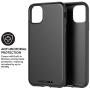 tech21 Studio Colour Mobile Phone Case - Compatible with iPhone 11 - Slim Profile with Anti-Microbial Properties and Drop Protection, Black