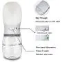 QQPETS Dog Water Bottle for Walking, Dispenser Pet Portable Dogs Cats 12OZ Travel Drink Bottle Bowls BPA Freee,Leak Proof,Food Grade Plastic QQPETS Dog Water Bottle for Walking, Dispenser Pet Portable Dogs Cats 12OZ Travel Drink Bottle Bowls BPA Freee,Leak Proof,Food Grade Plastic