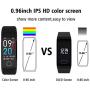 L8star Fitness Tracker, Continuous Heart Rate Monitor IP67 Waterproof Smart Activity Tracker with 6 Sports Mode,Sleep Monitor,Pedometer Smart Wrist Band for Women Men