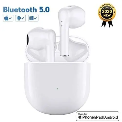 Wireless Headphones Bluetooth 5.0 Wireless Earbuds Built in Mic in Ear Noise Cancelling Headphones with Charging Case IPX5 Sports Headsets for Apple Airpods/iPhone/Android/Samsung Wireless Headphones Bluetooth 5.0 Wireless Earbuds Built in Mic in Ear Noise Cancelling Headphones with Charging Case IPX5 Sports Headsets for Apple Airpods/iPhone/Android/Samsung