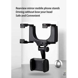 Kokuji Car Rearview Mirror Mobile Phone Stands Navigation Bracket Adjustable Telescopic Mobile Phone Holder snap-on Mobile Phone Holder Multi-Function Model Universal