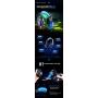 Each 3.5 mm Gaming Headphones Headset Headband with Microphone & LED Light for Playstation 4 PS4 Tablet PC iPhone 6/6s/6 plus/5s/5c/5 Mobile Phones Black+Red