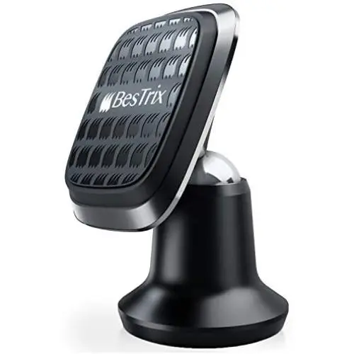BESTRIX Magnetic Phone Car Holder | Universal Magnetic Phone Mount for Car Dashboard Compatible iPhone 11 11Pro Xr Xs XS MAX X 8 8Plus 7 Galaxy Note S7 8 9 10 & All Smartphones up to 6.5"