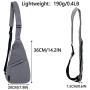 TOLOG Sling Bag Water Resistant Crossbody Personal Pocket Bag Lightweight Chest Shoulder Backpack for Travel Hiking