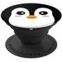 Kawaii Penguin Face Funny Animal Lover Gift PopSockets Grip and Stand for Phones and Tablets