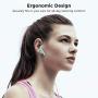 LETSCOM Wireless Earbuds, Bluetooth 5.0 Earbuds in Ear True Wireless Stereo Headphones, 20Hrs Playtime with Charging Case, Bluetooth Earbuds with Built-in Microphone for Sports and Work - Green