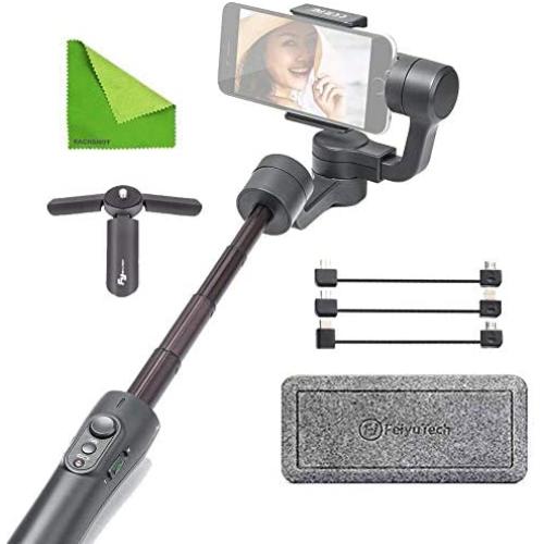 FY FEIYUTECH Feiyu Vimble 2 Stable Selfie Stick Travel Gimbal Handheld Stabilizer Built-In Extender for Smartphone Like iPhone X 8 Plus 7 6 SE Samsung Galaxy S9+ S9 S8+ S8 Note 8 S7 S6 Q2 edge Grey