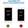 JETech Screen Protector for Apple iPhone 8 Plus and iPhone 7 Plus, 5.5-Inch, Case Friendly, Tempered Glass Film, 2-Pack