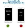 JETech Screen Protector for Apple iPhone 8 Plus and iPhone 7 Plus, 5.5-Inch, Case Friendly, Tempered Glass Film, 2-Pack