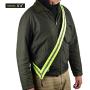 MOONSASH – USA Patented Hi-Visibility Reflective Sash > Reversible, Durable, Versatile, Stylish, No-Fuss Night Safety Gear for Men, Women & Kids > in Neon Yellow-Green & Midnight Black