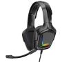 Gaming Headset K20 3.5mm Wired Gaming Headset Surround Sound Headset, Volume Control E-Sports Headset with Microphone, Suitable for PC Laptop PS4 Smartphone