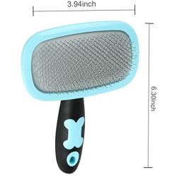 Glendan Dog Brush & Cat Brush- Slicker Pet Grooming Brush- Shedding Grooming Tools