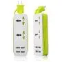K-century Travel Power Strip Surge Protector with 2 Outlets 4 USB Output 5V 4.2A Output Power Strip with USB Portable Travel Charger Wall Charger with 5ft Cord 100v-240v Power Sockets