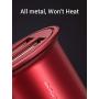 AINOPE Car Charger, 4.8A All Metal Car Charger Adapter Dual USB Port Fast Car Charging Mini Flush Fit Compatible with iPhone Xs max/XR/x/7/6s, iPad Air 2/Mini 3, Note 9/Galaxy S10/S9/S8 - Red