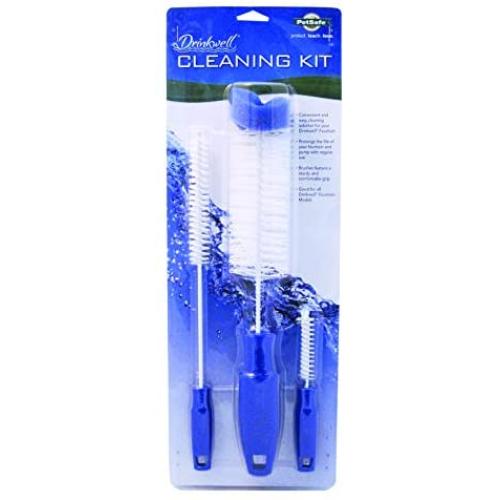 PetSafe Drinkwell Dog and Cat Water Fountain Cleaning Kit, 3 Brushes,blue,1 3/8, 1 5/8, 2 brushes PetSafe Drinkwell Dog and Cat Water Fountain Cleaning Kit, 3 Brushes,blue,1 3/8, 1 5/8, 2 brushes
