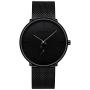 Mens Watches Ultra-Thin Minimalist Waterproof - Fashion Wrist Watch for Men Unisex Dress with Stainless Steel Mesh Band