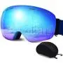 ERUW Ski Goggles - OTG Frameless Snowboard Goggles with Anti-Fog UV Protection of Double Lens Compatible Windproof Helmet for Snowmobile & Skiing & Skating Snow Goggles ERUW Ski Goggles - OTG Frameless Snowboard Goggles with Anti-Fog UV Protection of Double Lens Compatible Windproof Helmet for Snowmobile & Skiing & Skating Snow Goggles