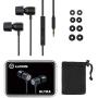 Wired Earbuds - LUDOS Ultra in Ear Headphones with Microphone, Earphones with Mic and Volume Control, Memory Foam, Reinforced Cable, Bass Compatible with iPhone, Apple, iPad, Computer, Laptop, PC