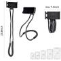 NCElec 011 Neck Cell Desk Bed,Bike and Motorcycle Mount,Universal Lazy Bracket Mobile Phone Stand Holder (Black)