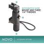 Movo Smartphone Pro Recording Bundle with Wireless Lavalier Microphone System and Video Grip Handle Rig for Apple iPhone 5, 5C, 5S, 6, 6S, 7, 8, X, XS, XS Max, 11, 11 Pro, Samsung Galaxy, Note