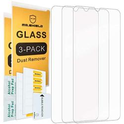 [3-PACK]-Mr.Shield For Samsung Galaxy A20 [Not Fit for Galaxy S20] [Tempered Glass] Screen Protector with Lifetime Replacement