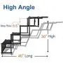 Heeyoo Upgraded Nonslip Car Dog Steps, Portable Metal Fram Large Dog Stairs for High Beds, Trucks, Cars and SUV, Lightweight Folding Pet Ladder Ramp with Wide Steps can Support 150 Lbs Large Dogs Heeyoo Upgraded Nonslip Car Dog Steps, Portable Metal Fram Large Dog Stairs for High Beds, Trucks, Cars and SUV, Lightweight Folding Pet Ladder Ramp with Wide Steps can Support 150 Lbs Large Dogs