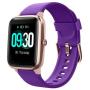 Willful Smart Watch for Android Phones and iOS Phones Compatible iPhone Samsung, IP68 Swimming Waterproof Smartwatch Fitness Tracker Fitness Watch Heart Rate Monitor Watches for Men Women (Purple)
