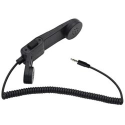 Army Radio Microphone Military Handheld Speaker Mic Compatible for 3.5mm Jack Enabled Devices, Such as Cell Phone, Smart Phone, Laptop, Computer