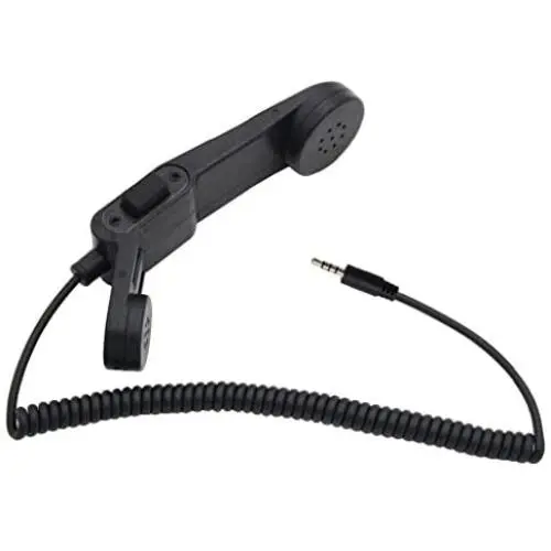 Army Radio Microphone Military Handheld Speaker Mic Compatible for 3.5mm Jack Enabled Devices, Such as Cell Phone, Smart Phone, Laptop, Computer Army Radio Microphone Military Handheld Speaker Mic Compatible for 3.5mm Jack Enabled Devices, Such as Cell Phone, Smart Phone, Laptop, Computer