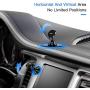 Joyroom Black Alloy Master Magnetic Car Phone Mount Adjustable Phone Car Holder Super Stable Car Mount for All of Phone Size Compatible for iPhone 11/11 Pro /11 Pro Max/XS/XR/Samsung/Google Pixel etc