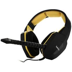 PS4 Xbox one 3.5mm Stereo Gaming Headset for Playstation 4 Xbox 1 PC Smartphone Tablet and Mac with Detachable Microphone (Yellow)