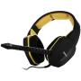 PS4 Xbox one 3.5mm Stereo Gaming Headset for Playstation 4 Xbox 1 PC Smartphone Tablet and Mac with Detachable Microphone (Yellow)