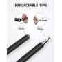 Stylus Pen LIBERRWAY Disc Stylus Fiber Stylus, Black