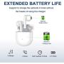 Wireless Earbuds Bluetooth 5.0 Earbud Headphones, IPX5 Waterproof Headphones 3D Noise Canceling Headphones in-ear Headphones with Fast Charging Case for iPhone / Android / Apple Airpods