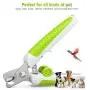 Slopehill Dog & Cat Pets Nail Clippers and Trimmers - with Safety Guard to Avoid Over Cutting, Free Nail File, Razor Sharp Blade, Lock Switch - Professional Grooming Tool for Large and Small Animals