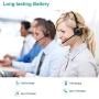 Willful M98 Bluetooth Headset Wireless Headset with Microphone Charging Base Pro Clear Sound for Car Truck Driver Call Center Home Office PC