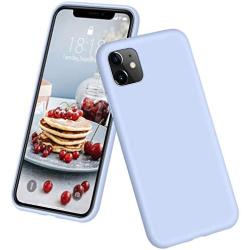 DTTO iPhone 11 Case, [Romance Series] Full Covered Shockproof Silicone Cover [Enhanced Camera and Screen Protection] with Honeycomb Grid Pattern Cushion for Apple iPhone 11 6.1” 2019, Light Blue