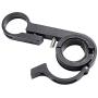 Bike Handlebar Extender Double Handlebar stem Extension Rack Aluminum Alloy Mount Holder with Carbon Fiber Bracket Space Saver for Bicycle Accessories Speedometer Flashlight Lamp Phone Mount，Black