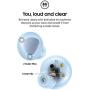 Samsung Galaxy Buds+ Plus, True Wireless Earbuds w/improved battery and call quality (Wireless Charging Case included), Cloud Blue– US Version